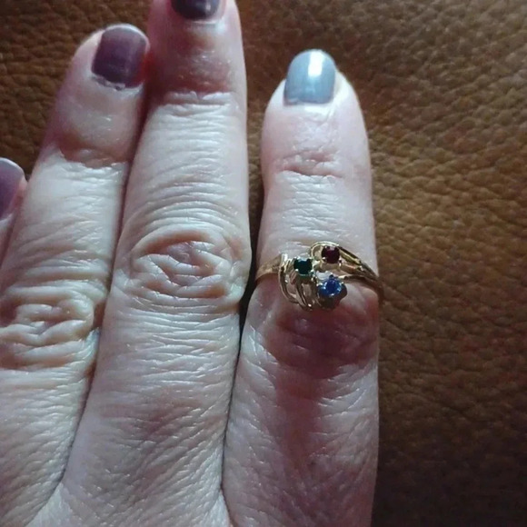 💙🌹Gold-plated Mother's ring. yellow - Picture 8 of 8
